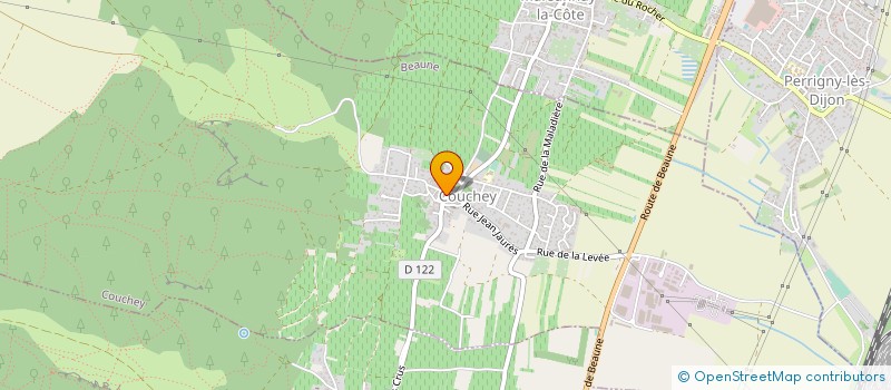 localisation de l'entreprise MONSIEUR LOIC BENOIT  COUCHEY