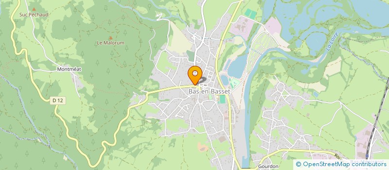 localisation de l'entreprise MONSIEUR LOIC BENOIT  BAS-EN-BASSET