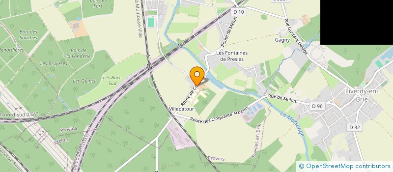 localisation de l'entreprise MONSIEUR LOIC BENOIT  PRESLES-EN-BRIE