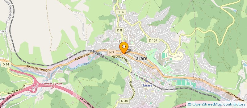 localisation de l'entreprise MONSIEUR LOIC BERCHET  TARARE