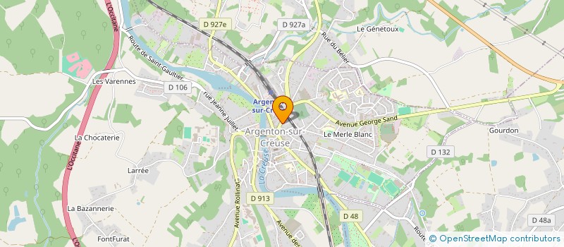 localisation de l'entreprise MONSIEUR LOIC BERGER à ARGENTON-SUR-CREUSE