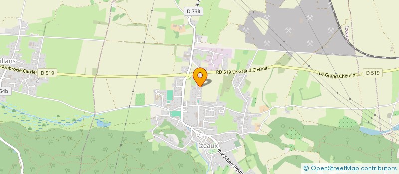 localisation de l'entreprise MONSIEUR LOIC BERGER VACHON  IZEAUX
