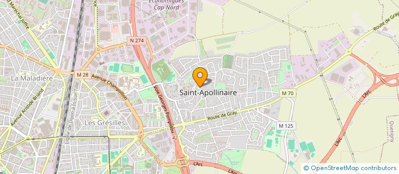 localisation de l'entreprise MONSIEUR LOIC BERRY à SAINT-APOLLINAIRE