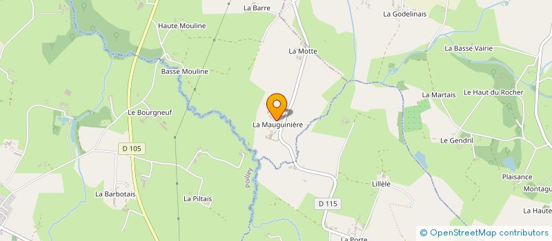 localisation de l'entreprise MONSIEUR LOIC BERTEL  SAINT-GEORGES-DE-REINTEMBAULT