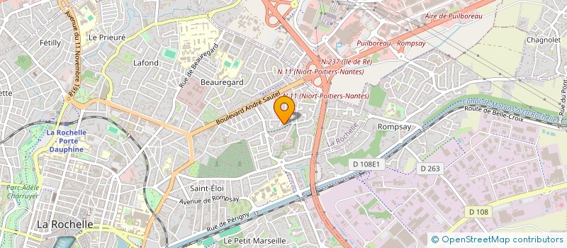 localisation de l'entreprise MONSIEUR LOIC BERTHEL  LA ROCHELLE