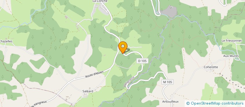 localisation de l'entreprise MONSIEUR LOIC BERTHET  PERIGNEUX