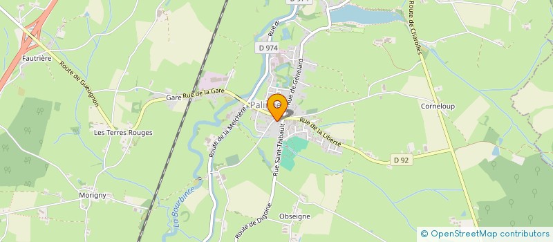 localisation de l'entreprise MONSIEUR LOIC BERTHIER  PALINGES