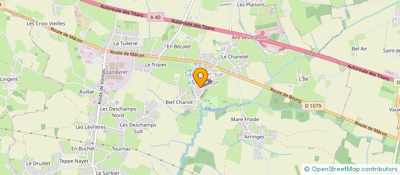 localisation de l'entreprise MONSIEUR LOIC BESSON  SAINT-CYR-SUR-MENTHON