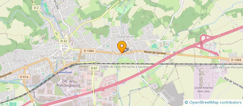 localisation de l'entreprise MONSIEUR LOIC BETTOU à DAGNEUX