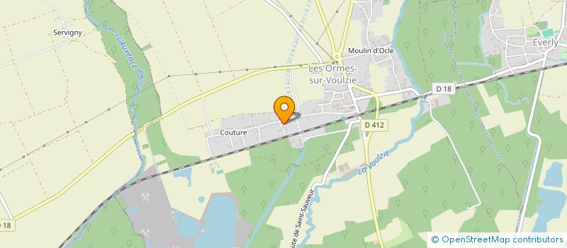 localisation de l'entreprise MONSIEUR LOIC BEUGNIES à LES ORMES-SUR-VOULZIE
