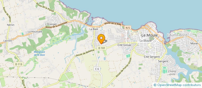 localisation de l'entreprise MONSIEUR LOIC BEZIAT à LE MOULE