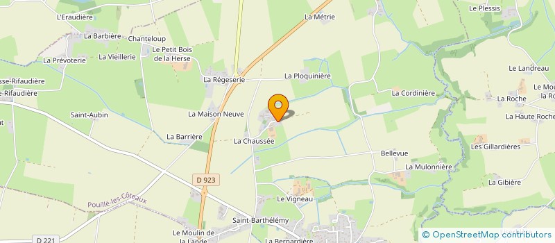 localisation de l'entreprise MONSIEUR LOIC BEZIAU à POUILLE-LES-COTEAUX