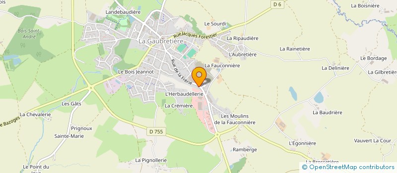 localisation de l'entreprise MONSIEUR LOIC BILLAUD à CHANVERRIE