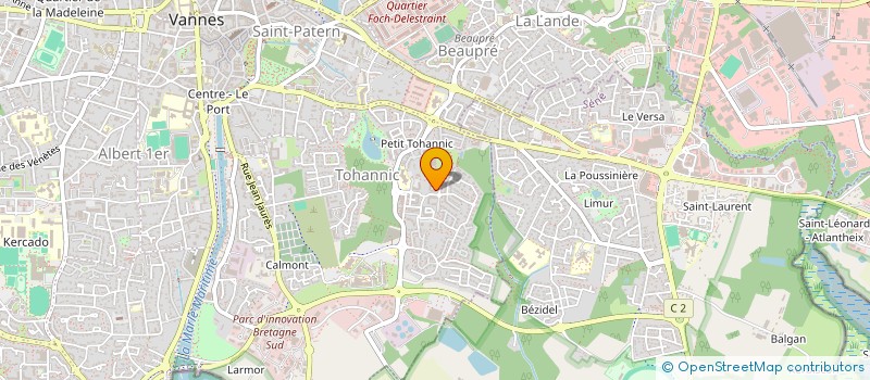localisation de l'entreprise MONSIEUR LOIC BIZEUL à VANNES