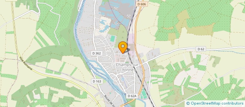 localisation de l'entreprise MONSIEUR LOIC BIZOT  CHAMPS-SUR-YONNE