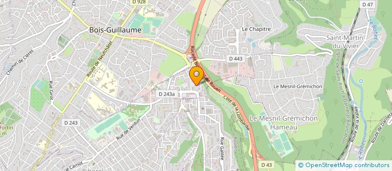 localisation de l'entreprise MONSIEUR LOIC BLAINVILLE  BIHOREL