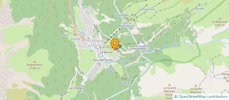 localisation de l'entreprise MONSIEUR LOIC BLANC à PRALOGNAN-LA-VANOISE