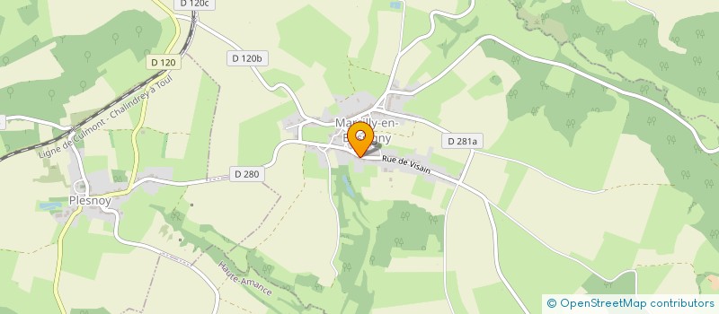 localisation de l'entreprise MONSIEUR LOIC BLANCHARD à MARCILLY-EN-BASSIGNY