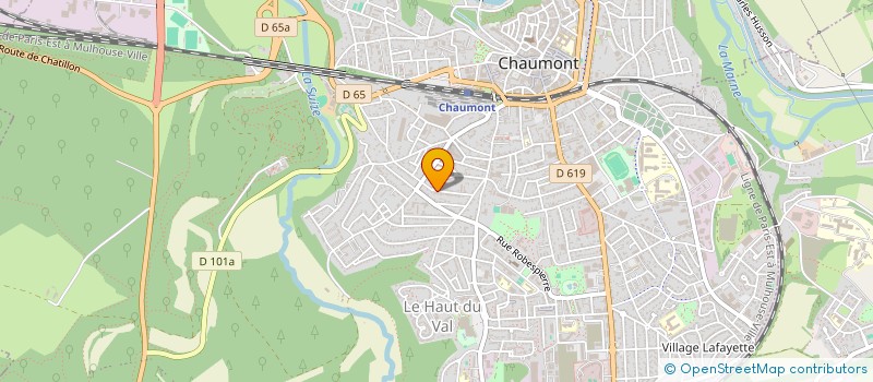 localisation de l'entreprise MONSIEUR LOIC BLONDEAU à CHAUMONT