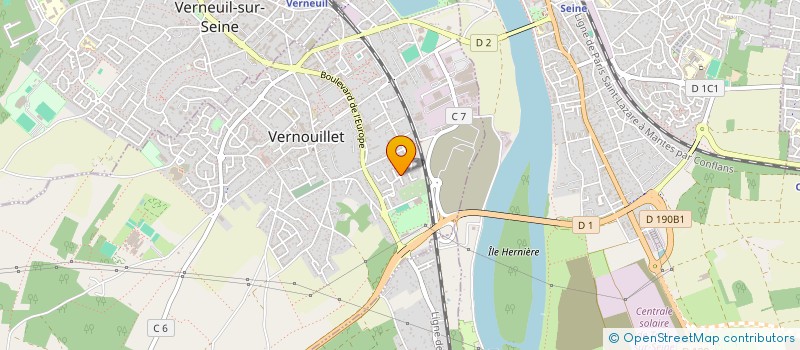 localisation de l'entreprise MONSIEUR LOIC BOCHET à VERNOUILLET