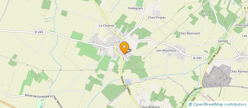 localisation de l'entreprise MONSIEUR LOIC BODIN  GREZAC