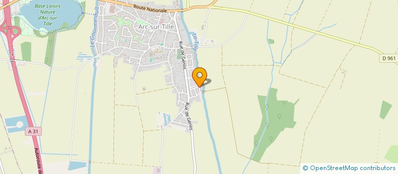 localisation de l'entreprise MONSIEUR LOIC BODNAR  ARC-SUR-TILLE