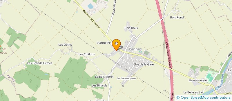 localisation de l'entreprise MONSIEUR LOIC BODROS à PANNES