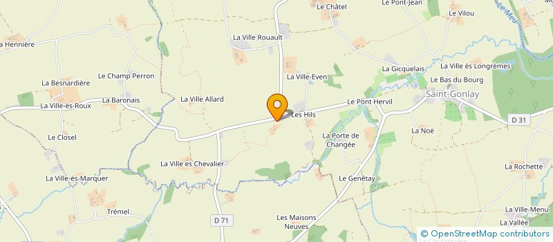 localisation de l'entreprise MONSIEUR LOIC BOISGERAULT  SAINT-GONLAY