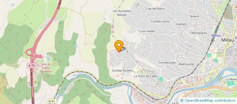 localisation de l'entreprise MONSIEUR LOIC BOISSELEAU  MILLAU