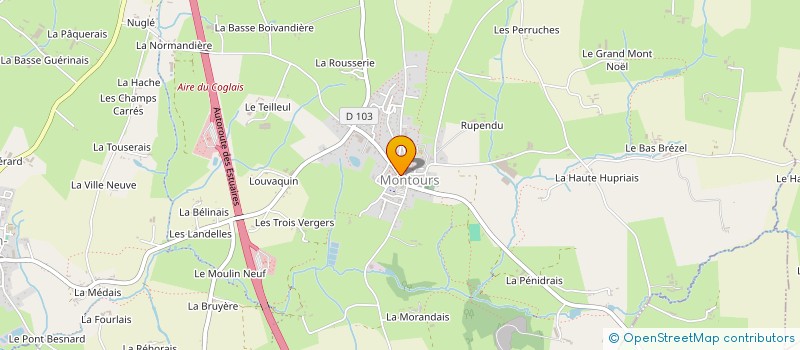 localisation de l'entreprise MONSIEUR LOIC BOIVIN  LES PORTES DU COGLAIS