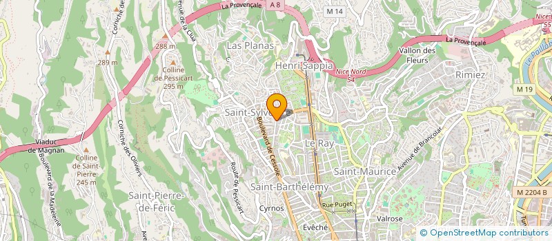 localisation de l'entreprise MONSIEUR LOIC BONALI à NICE
