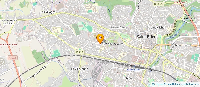 localisation de l'entreprise MONSIEUR LOIC BONNEAU à SAINT-BRIEUC