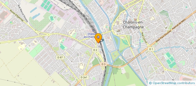 localisation de l'entreprise MONSIEUR LOIC BONNINGRE  CHALONS-EN-CHAMPAGNE