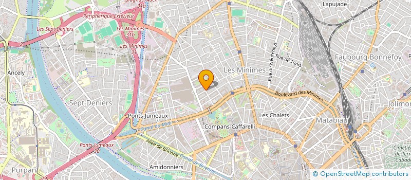 localisation de l'entreprise MONSIEUR LOIC BONTEMPS  TOULOUSE