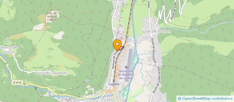 localisation de l'entreprise MONSIEUR LOIC BORRULL  CIER-DE-LUCHON