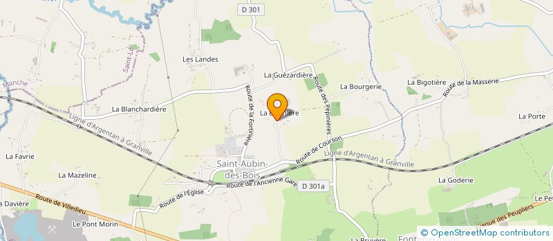 localisation de l'entreprise MONSIEUR LOIC BOSCHER à SAINT-AUBIN-DES-BOIS