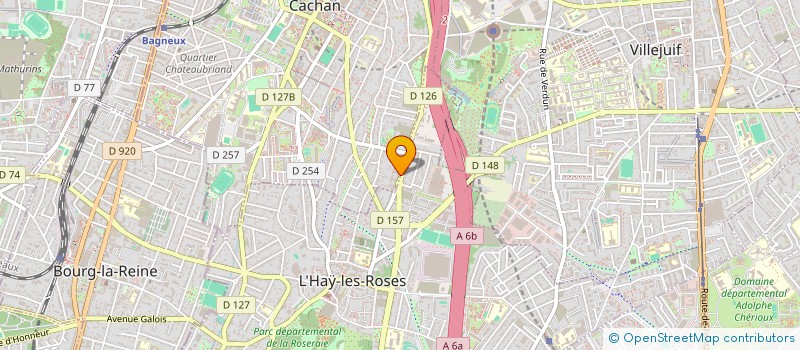 localisation de l'entreprise MONSIEUR LOIC BOSQUET  CACHAN