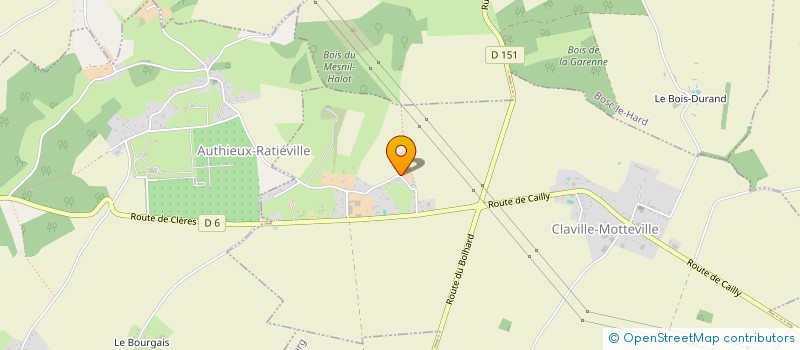 localisation de l'entreprise MONSIEUR LOIC BOUBERT BFL  CLAVILLE-MOTTEVILLE