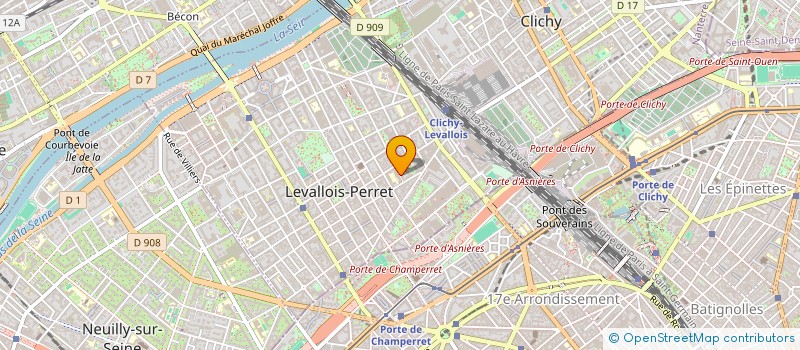 localisation de l'entreprise MONSIEUR LOIC BOUGEARD à LEVALLOIS-PERRET