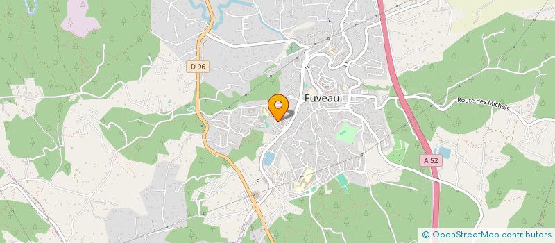 localisation de l'entreprise MONSIEUR LOIC BOUHANICHE  FUVEAU