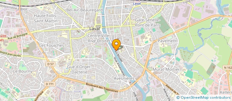 localisation de l'entreprise MONSIEUR LOIC BOUILLE à LAVAL