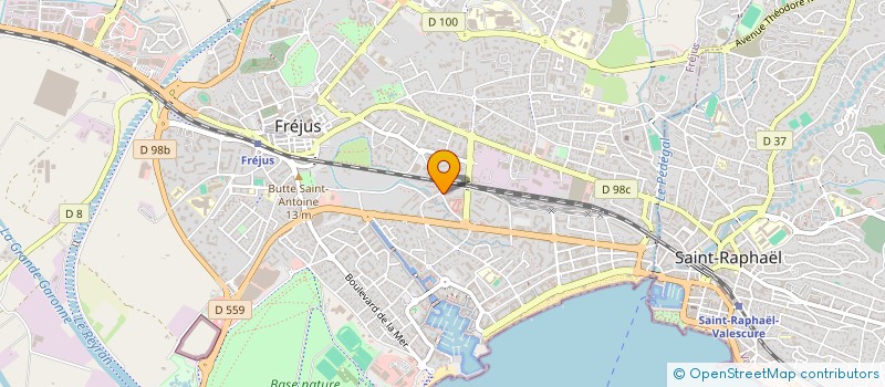 localisation de l'entreprise MONSIEUR LOIC BOULANGER  FREJUS