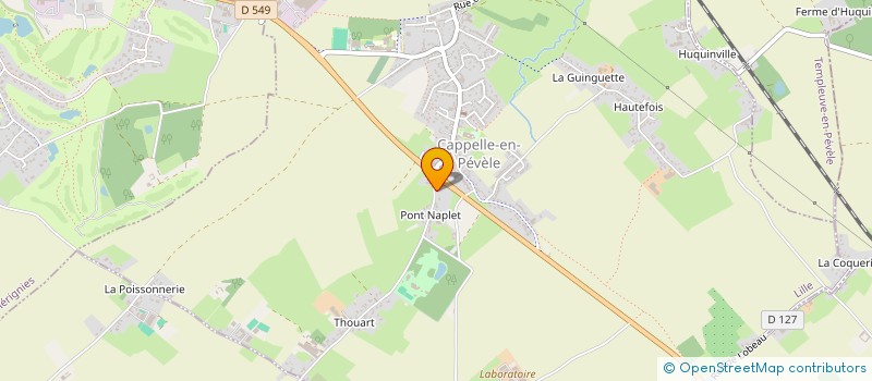 localisation de l'entreprise MONSIEUR LOIC BOULANGHIEN  CAPPELLE-EN-PEVELE