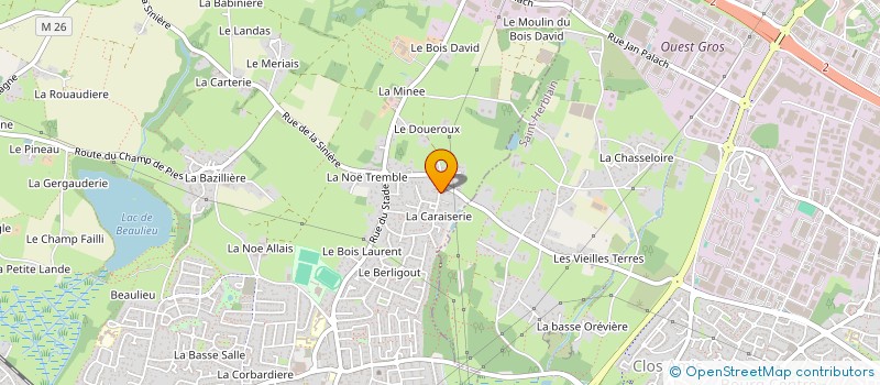 localisation de l'entreprise MONSIEUR LOIC BOULET à COUERON