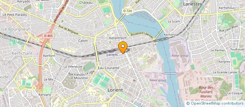 localisation de l'entreprise MONSIEUR LOIC BOULLET  LORIENT