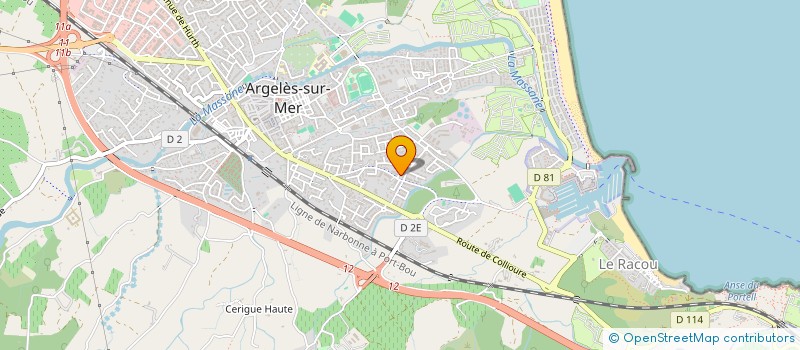 localisation de l'entreprise MONSIEUR LOIC BOUQUET à ARGELES-SUR-MER