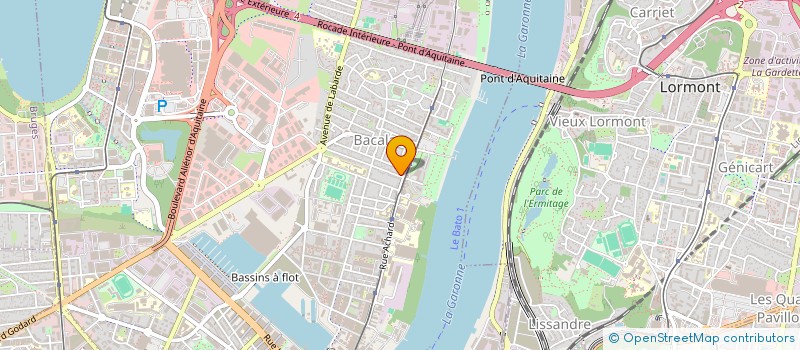 localisation de l'entreprise MONSIEUR LOIC BOURCEAU  BORDEAUX