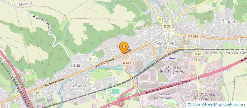 localisation de l'entreprise MONSIEUR LOIC BOURGEOIS  LA BOISSE