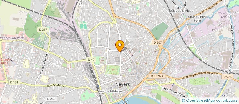 localisation de l'entreprise MONSIEUR LOIC BOURGEOT à NEVERS