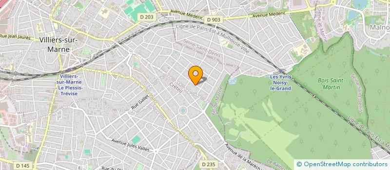 localisation de l'entreprise MONSIEUR LOIC BOURGUIGNON  VILLIERS-SUR-MARNE